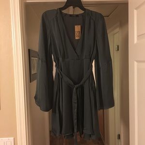 12th Tribe- Charcoal Dress